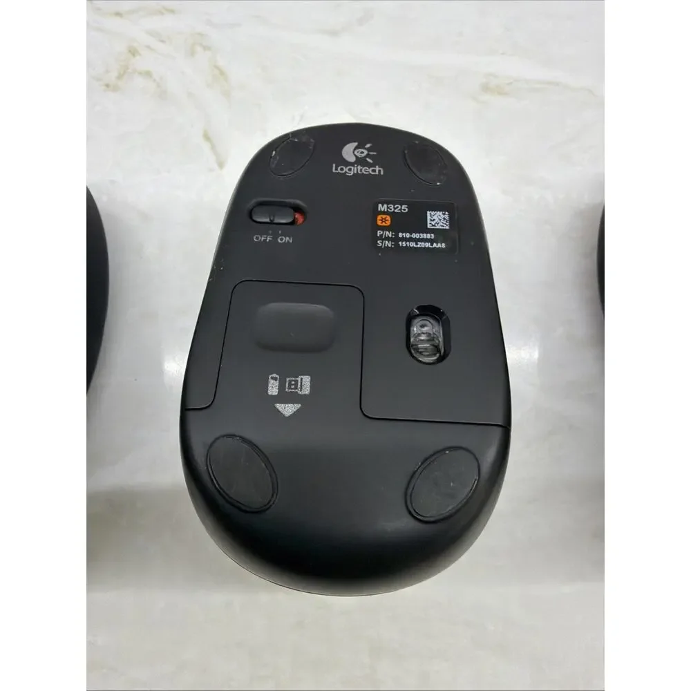LOT Of 3 Logitech M325Wireless Mouse w/o Unifying Receiver Free Shipping